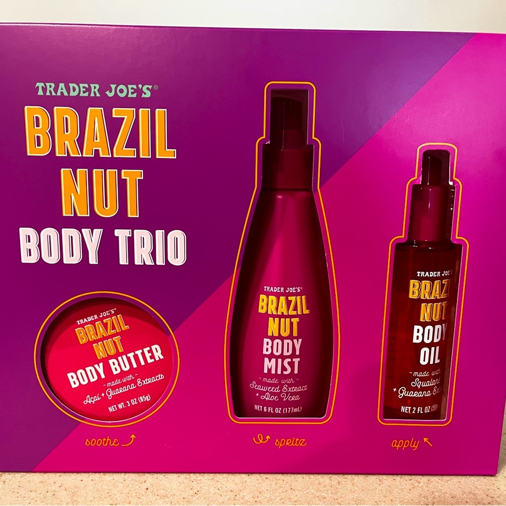 Trader Joe’s Brazil Nut Body Trio!